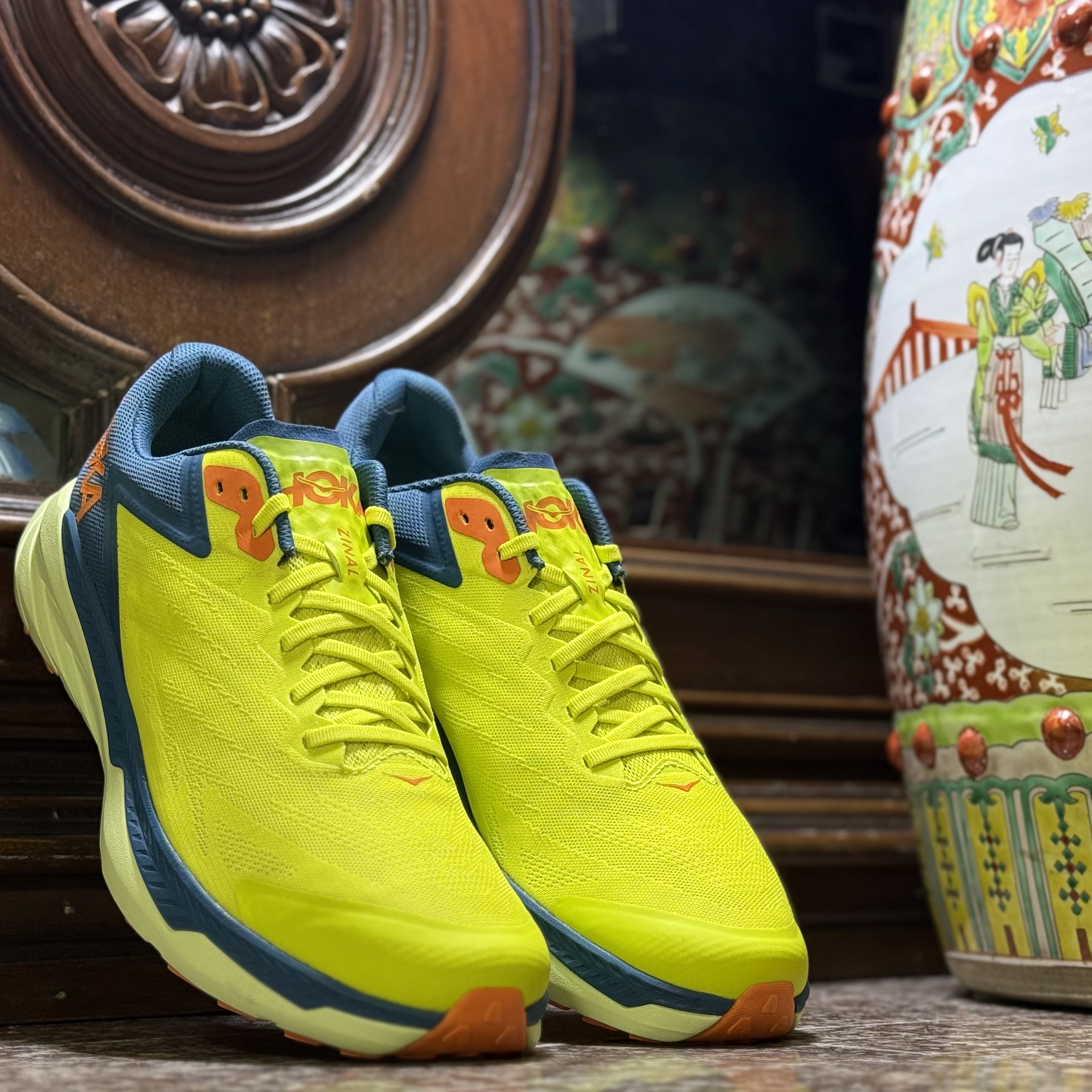 รองเท้าวิ่งเทรล HOKA Zinal ‘Evening Primrose’ (M11.5US)