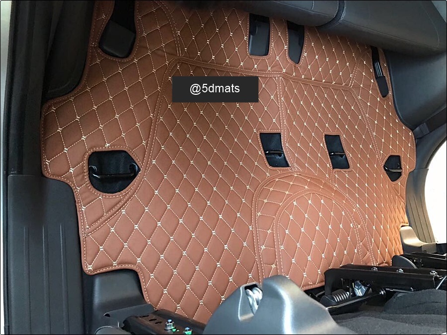 พรมปูพื้นรถยนต์6D XPANDER สีน้ำตาลอ่อน เต็มคัน