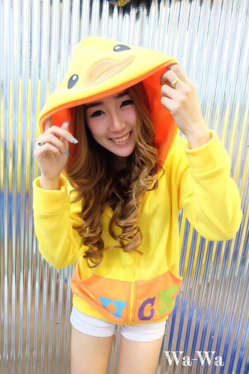 เสื้อกันหนาวฮู้ทการ์ตูน ไซร์ใหญ่