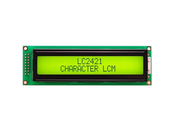 โมดูลแสดงผล จอLCD ขนาด 24 ตัวอักษร 2 บรรทัด มีไฟส่องหลัง