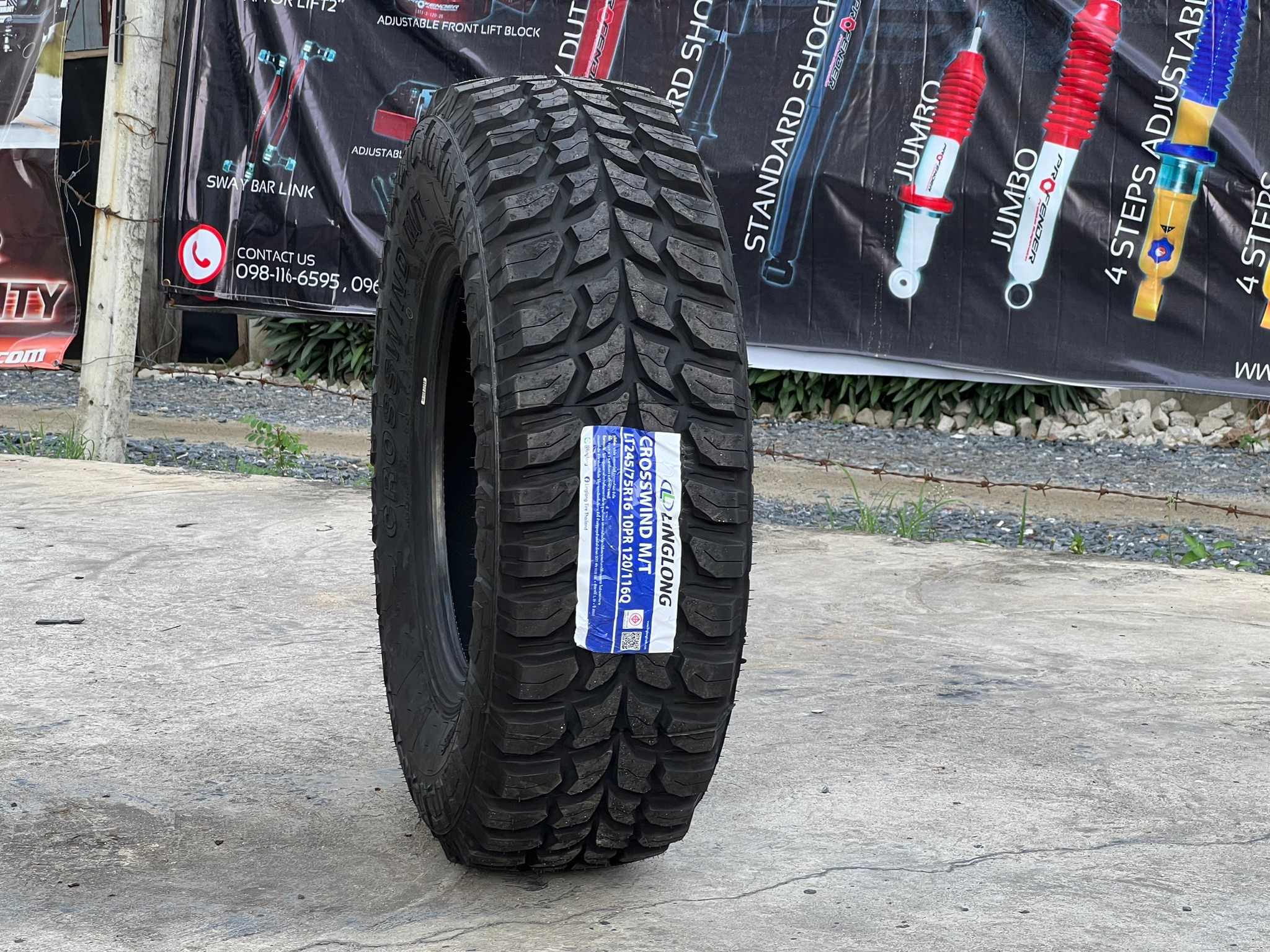 ยางใหม่ LINGLONG CROSSWIND MT 245/75-16 ราคาถูกที่ STEP9