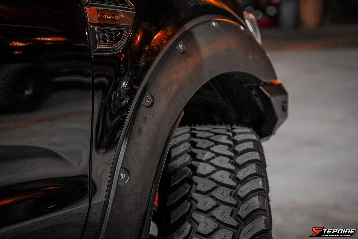 FORD RANGER จองคิวมาจากจันทบุรี ชุดแต่ง HAMER รอบคันที่ STEP9