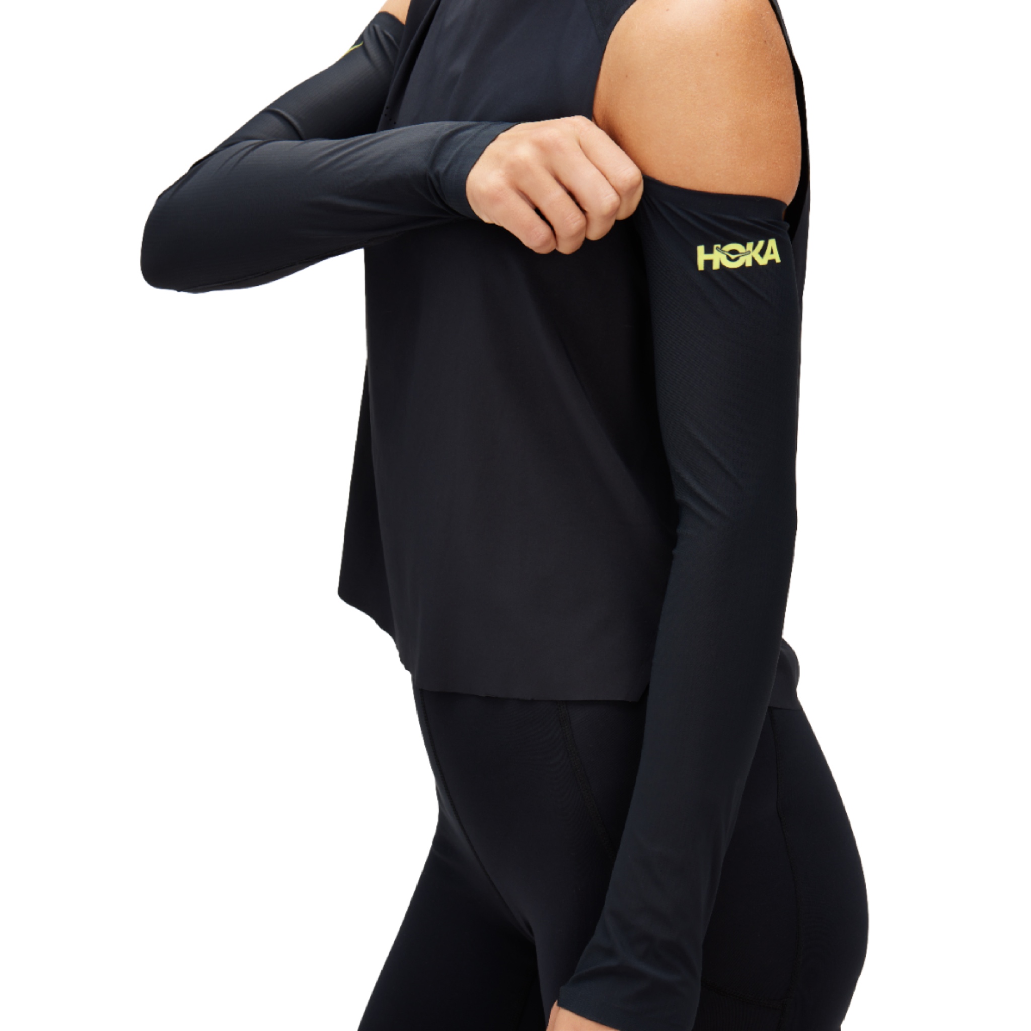 ปลอกแขน HOKA Airolite Running Sleeves ‘BLACK’ (L)