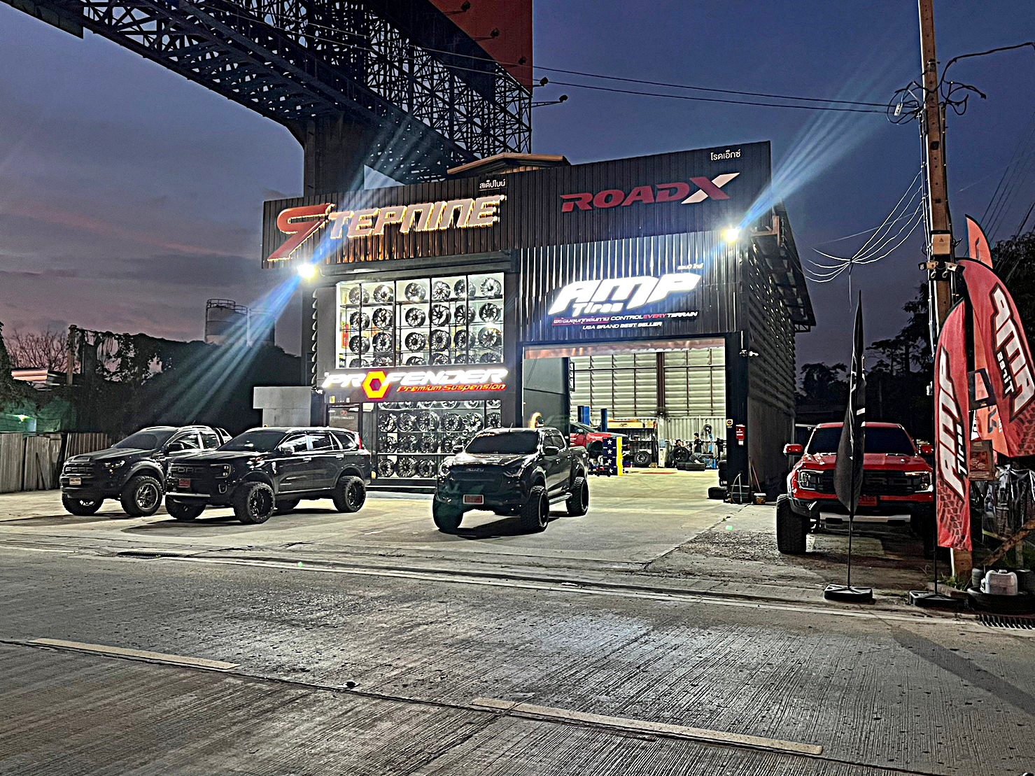 D-MAX ทรงเมกา จัดล้อแท้ HOSTILE ที่ STEP9