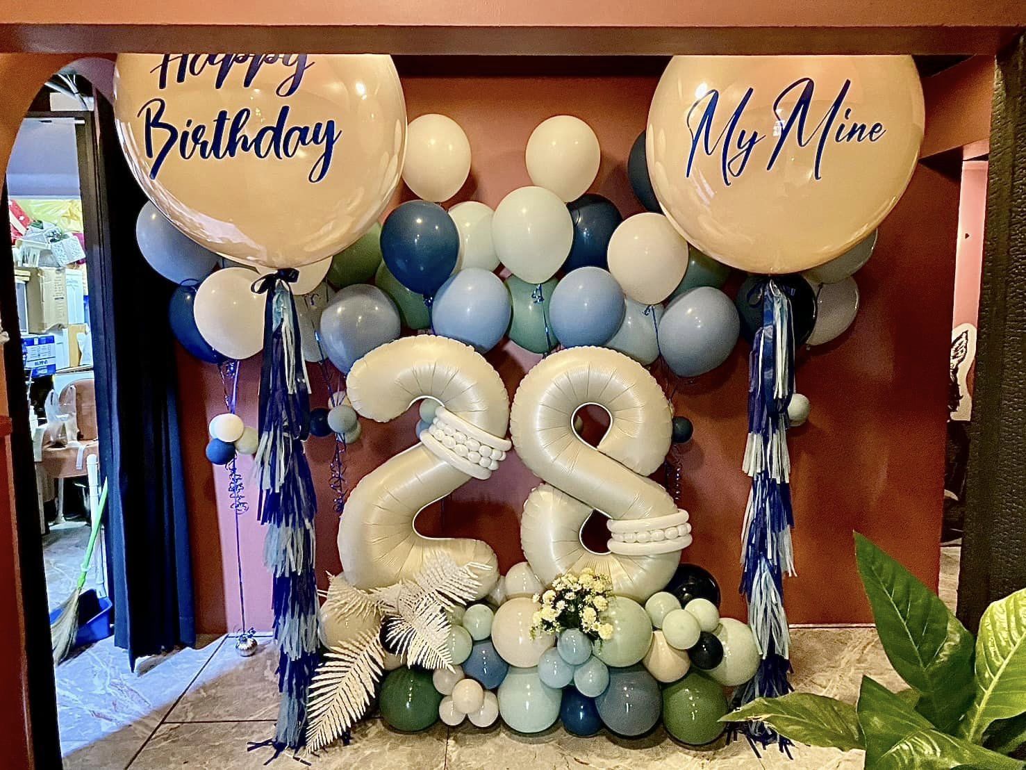 เซทลูกโป่งวันเกิด ขนา36นิ้ว 2ใบ + ช่อลูกโป่ง 5ลูก 6ช่อ + ฐานตั้งลูกโป่งฟอยล์ตัวเลข 2ตัว 1ฐาน