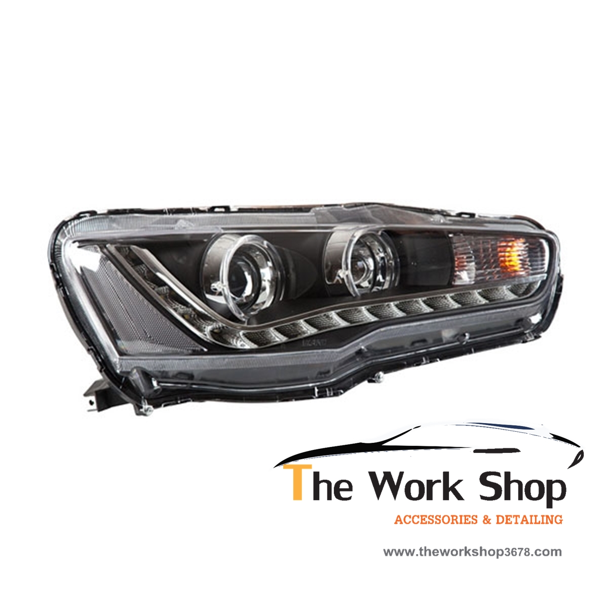 LED Head Lamp for Lancer EX ( ไฟหน้าแบบ LED )