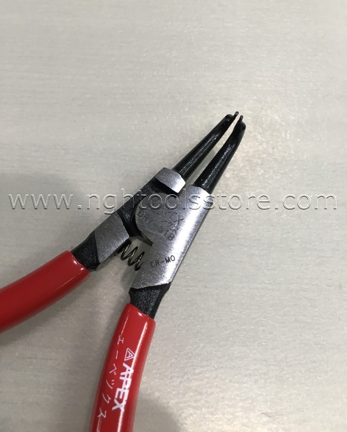 คีมถ่างแหวนปากงอ ขนาด 5" มินิ ยี่ห้อ APEX