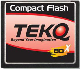 TekQ - CF Card 512MB 80X (ของหมด)