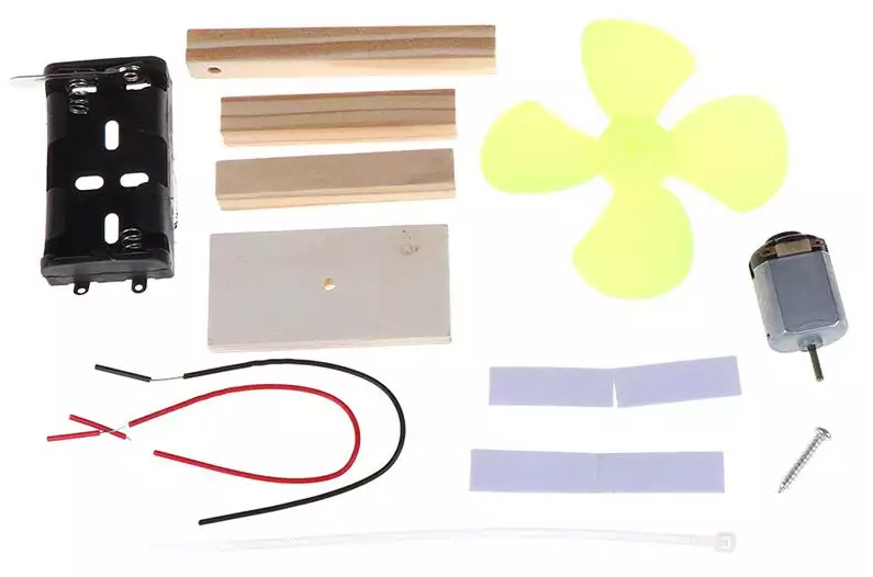 AppSoftTech ชุด DIY พัดลม ของเล่นแบบจำลองการทดลองฟิสิกส์วิทยาศาสตร์ประถมศึกษา ยอดนิยม