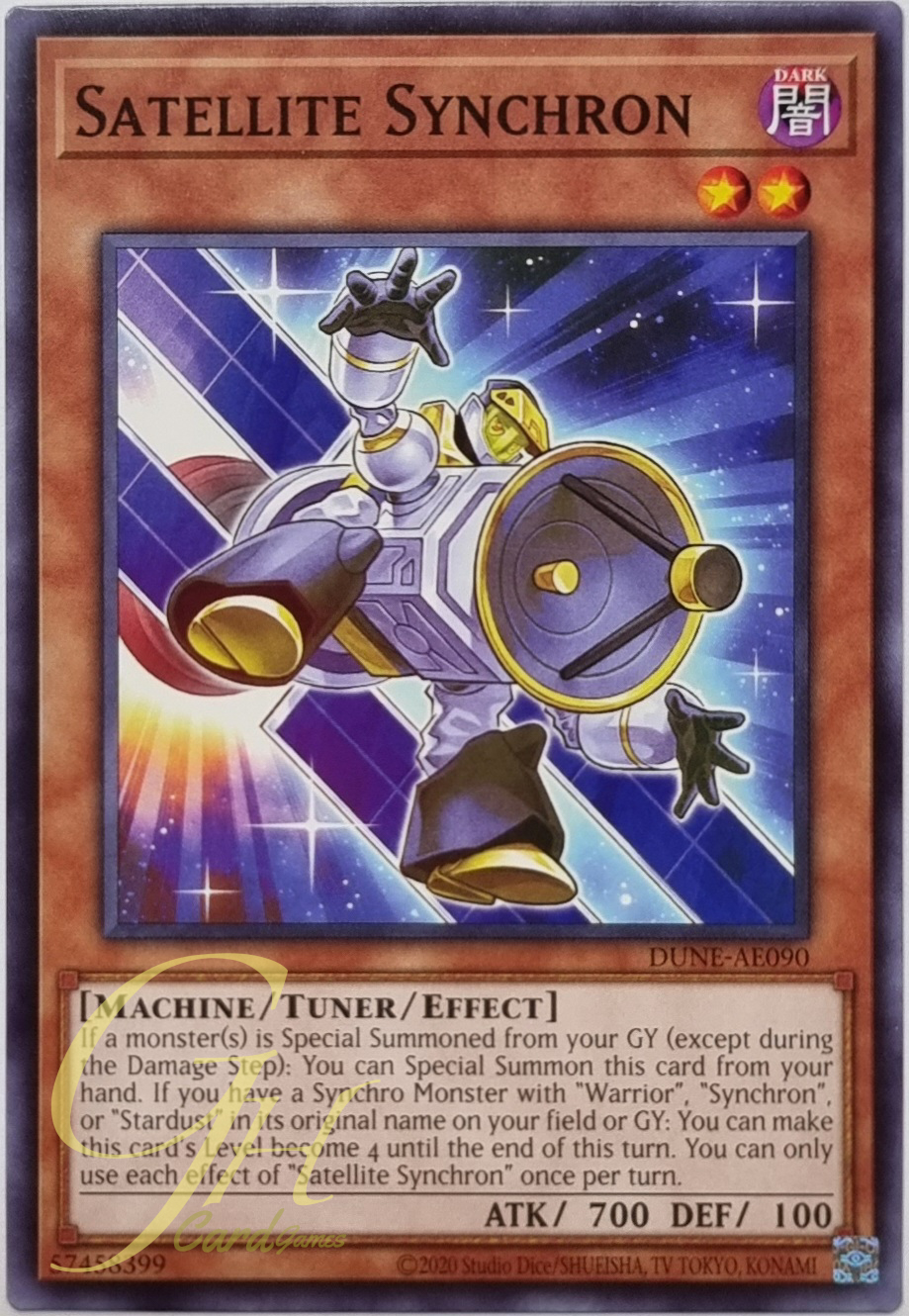 Yugioh [DUNE-AE090] Satellite Synchron (Common)