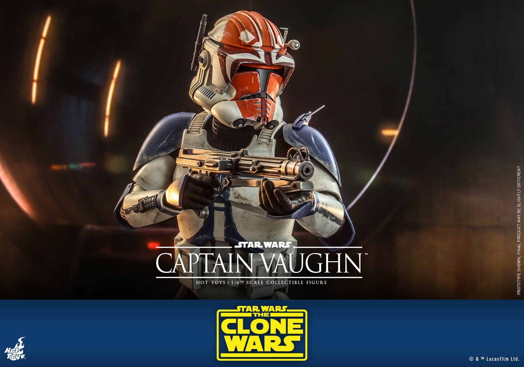 TMS 65 STAR WARS : THE CLONE WARS – CAPTAIN VAUGHN