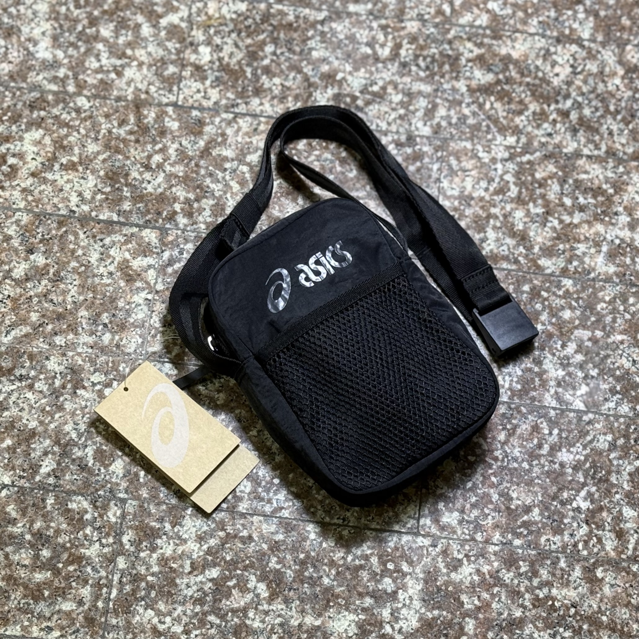 กระเป๋า ASICS TIGER Shoulder Bag ‘TripleBlack’