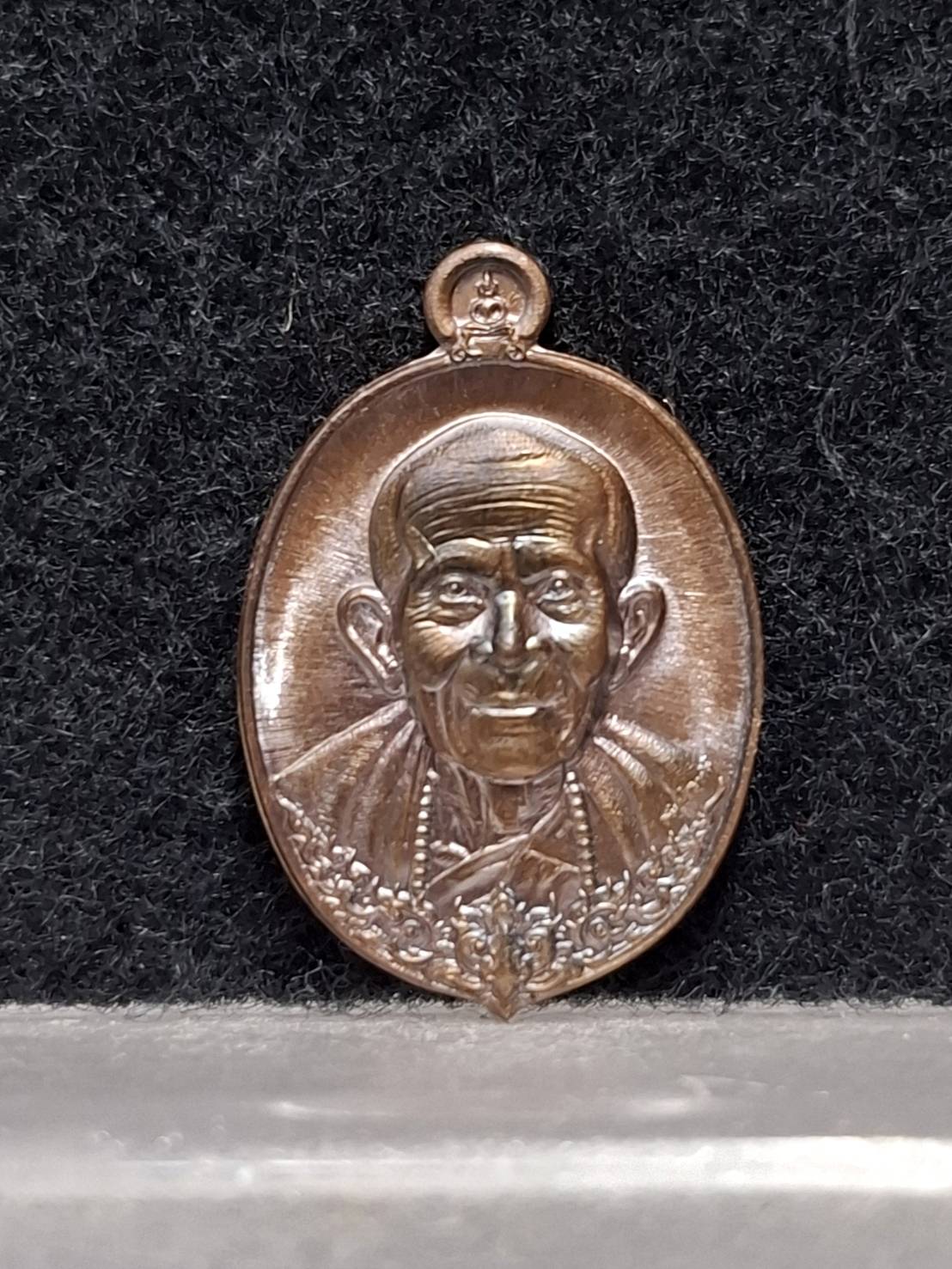 เหรียญที่ระลึก อายุวัฒนมงคล บุญกฐิน พ.ศ. 2564 พระครูมงคลจันทโชติ (หลวงปู่จันทร์ โชติโก) วัดน้ำแป้งวราราม