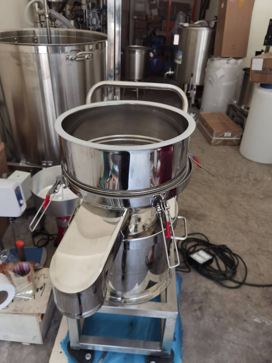 🌈15808 เครื่องร่อนผงยา เครื่องสั่นแยกขนาด เขย่าแยกสาร xxsd รุ่น 450