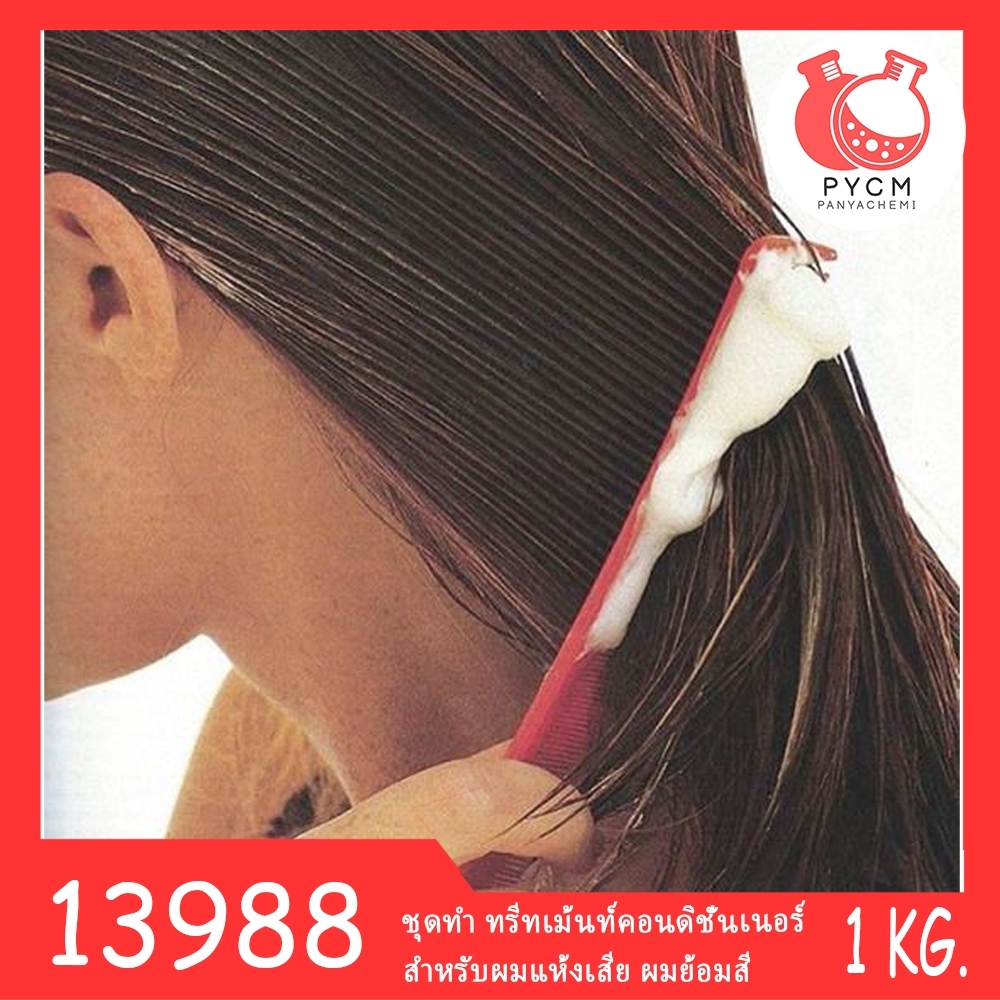 13988 PYCM-156 ชุดทำ ทรีทเม้นท์คอนดิชั่นเนอร์ สำหรับผมแห้งเสีย ผมย้อมสี -1kg.