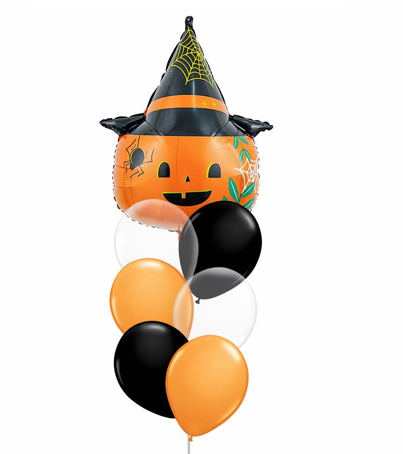 ช่อลูกโป่งฟักทองฮาโลวีน / Halloween Balloon Bouquet