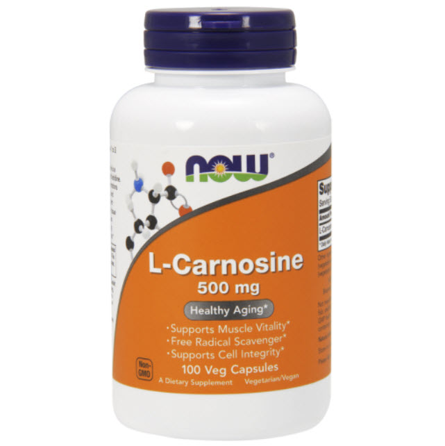Now Foods, L-Carnosine, 500 mg, 100 Vcaps