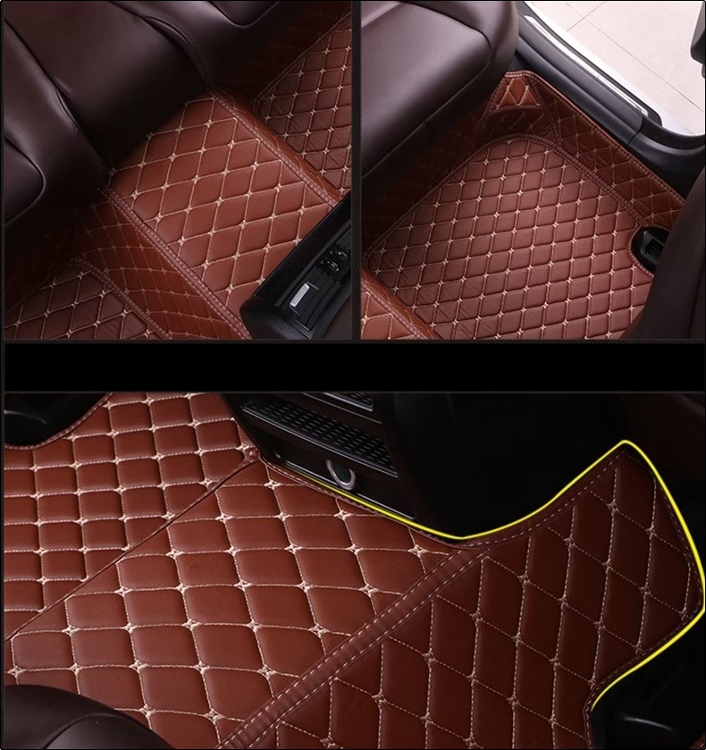 พรมปูพื้นรถยนต์ BENZ E-CLASS W211 (ปี 2003-09) พรม6D เต็มคัน 3ชิ้น