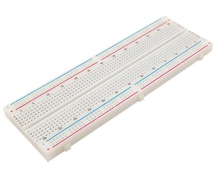 แผงต่อวงจรทดลอง(Bread board)ขนาด 830 จุดต่อ