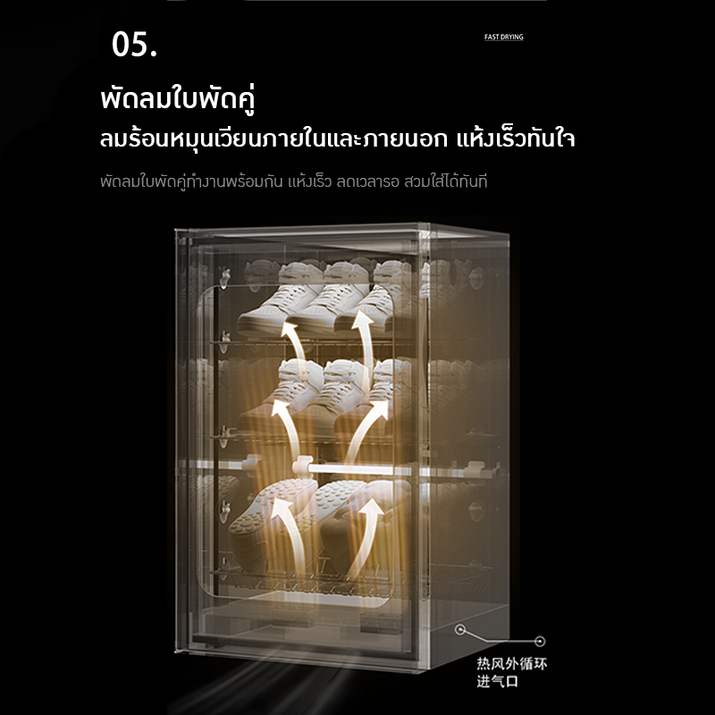 เครื่องอบรองเท้าอัจฉริยะ (Shoe Dryer and Sterilizer)