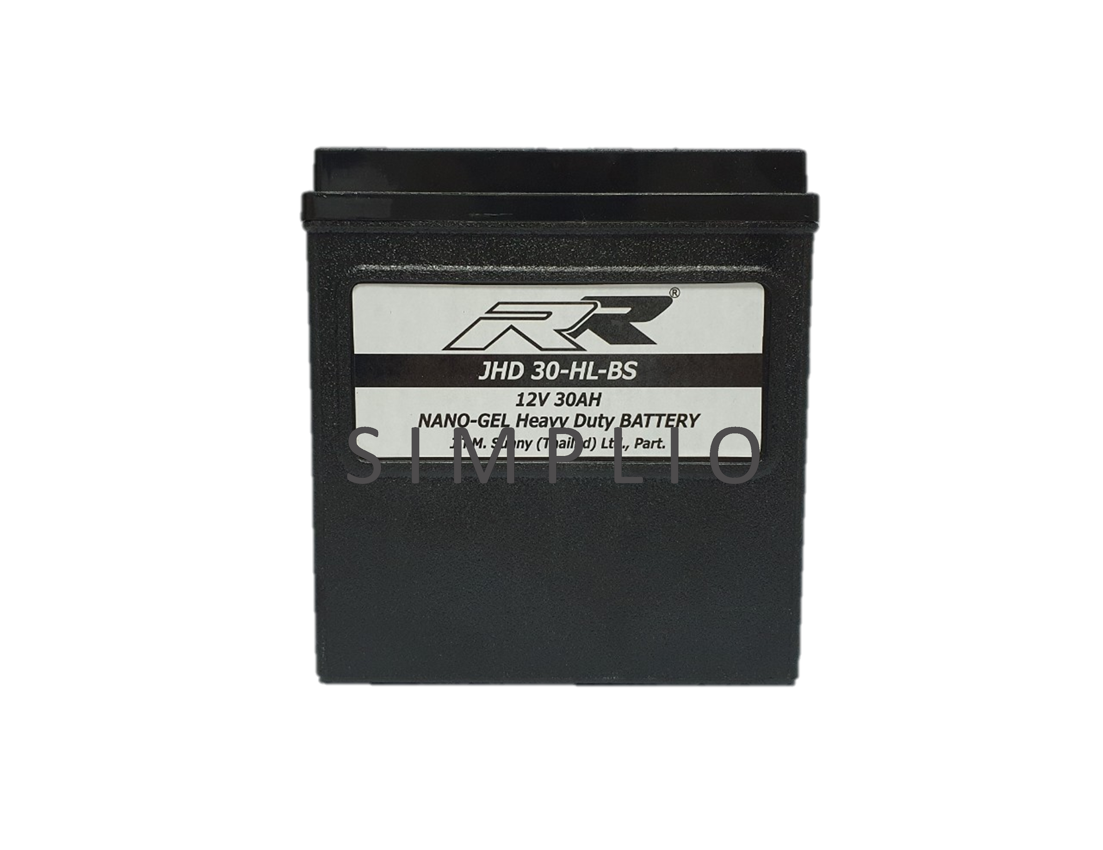 RR Battery JHD30-HL-BS (12V 30AH) NANO-GEL Heavy Duty แบตเตอรี่สำหรับมอเตอร์ไซค์ (แบตมอไซ)