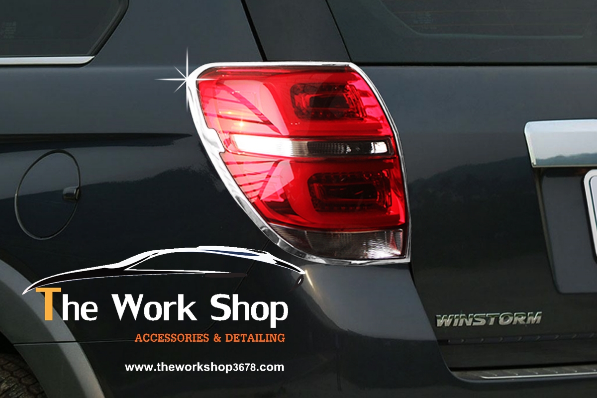 Chrome Rear Lamp Cover for Captiva / Rear Lamp Garnish ( โครเมี่ยมแต่งไฟท้าย )