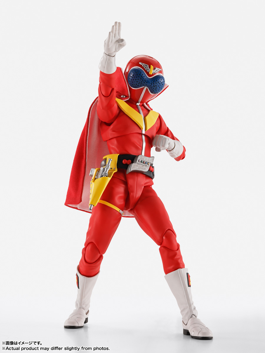 S.H.Figuarts (SHINKOCCHOU SEIHOU) AKARENGER Super Sentai 50th Anniversary Ver. (First press limited pedestal included)
