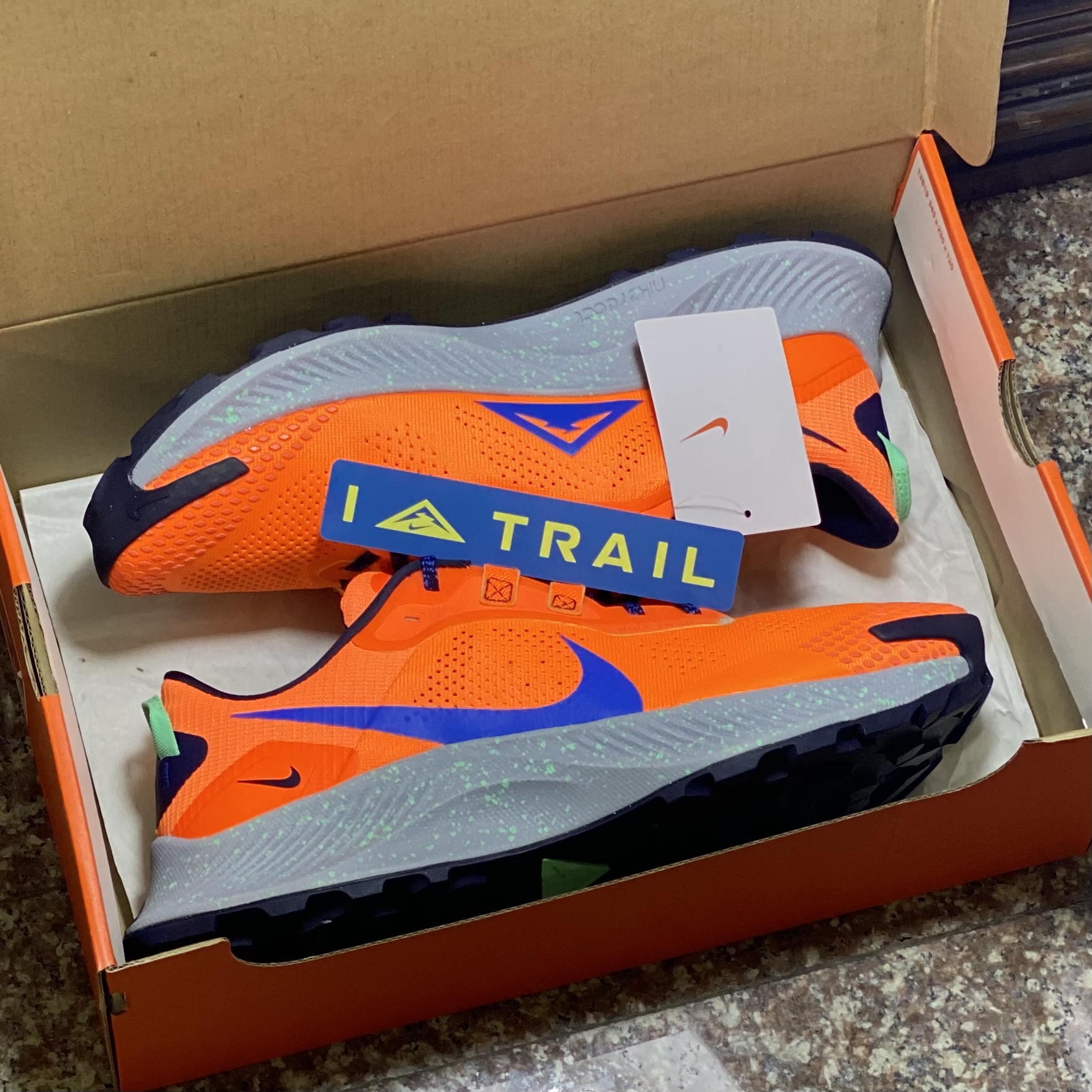 รองเท้าวิ่งเทรล Nike Pegasus Trail 3 ‘Total Orange’ (M8US)