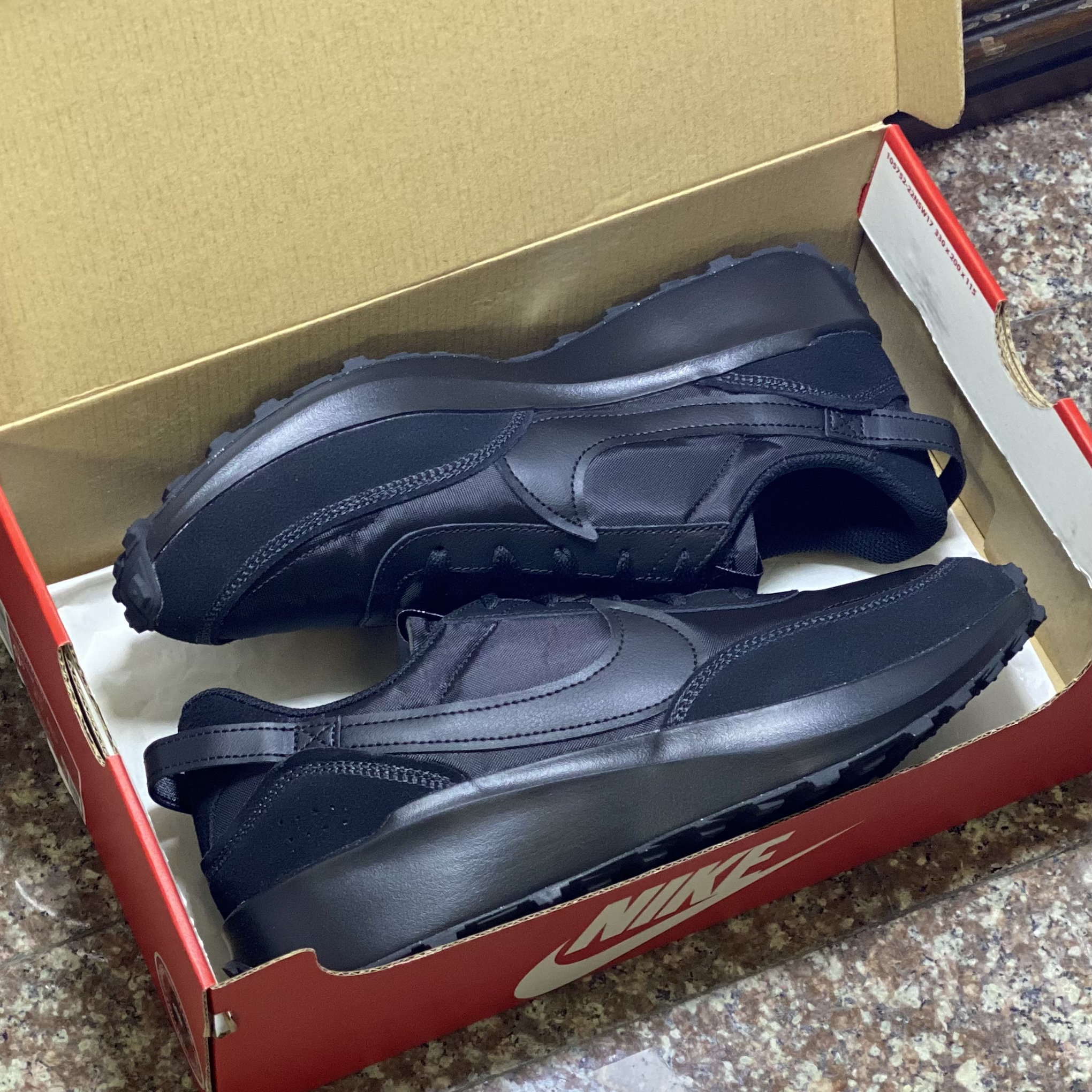 รองเท้า Nike Waffle Debut ‘TripleBlack’ (M8/9.5/10US)