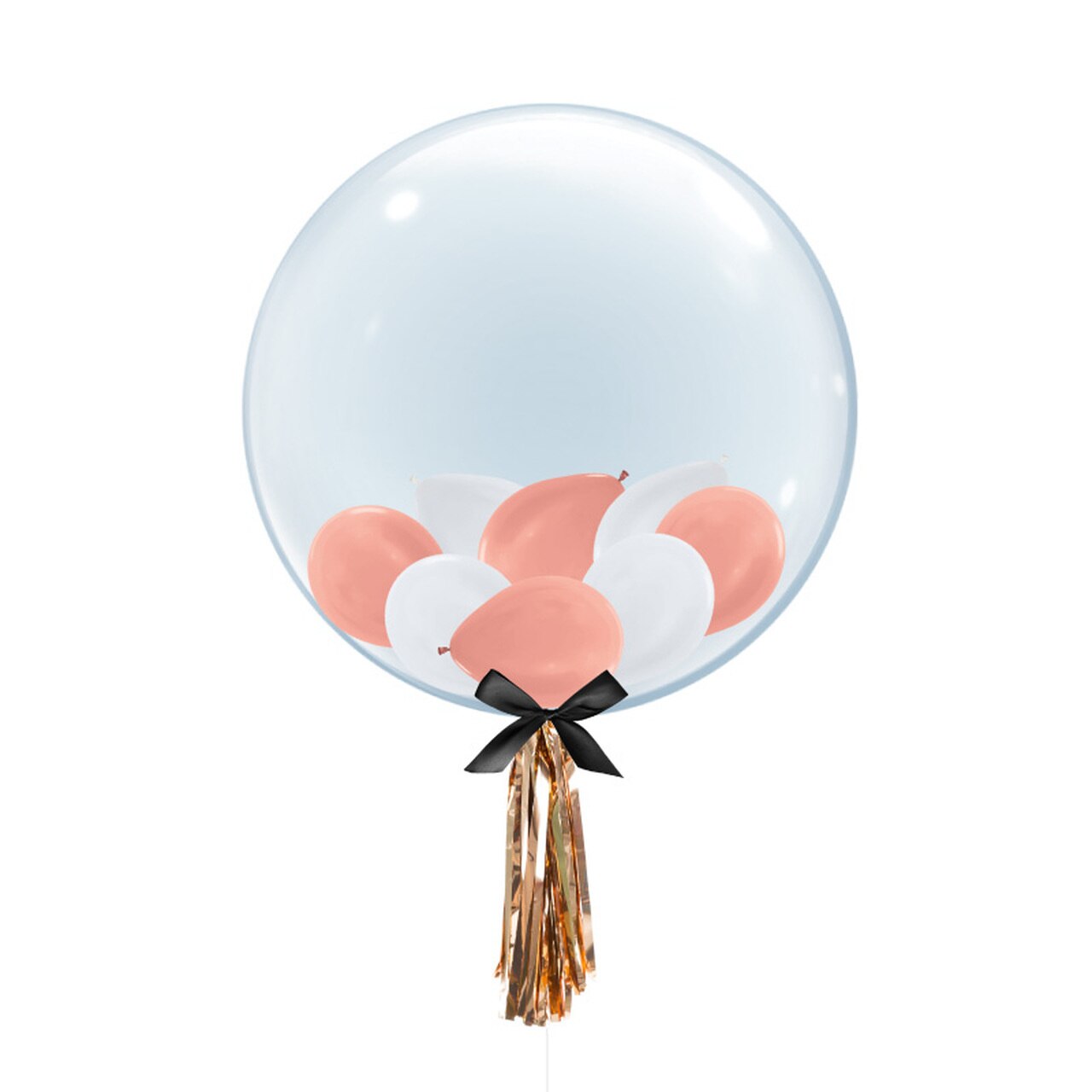 24'' Balloon Set / เซ็ทลูกโป่ง 24" โทนโรสโกล-ขาว