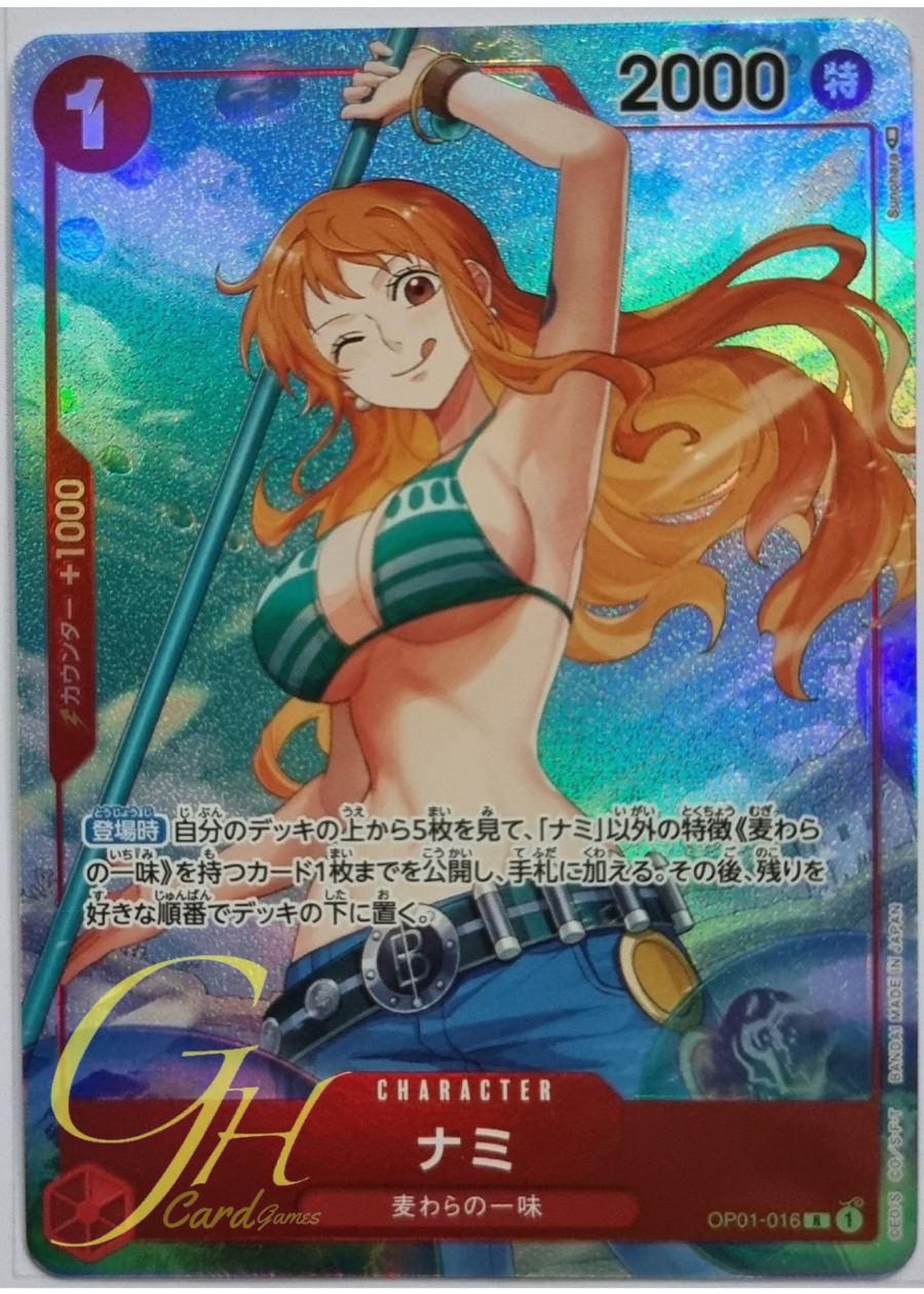 One Piece Card Game [OP01-016] Nami (Rare PA)