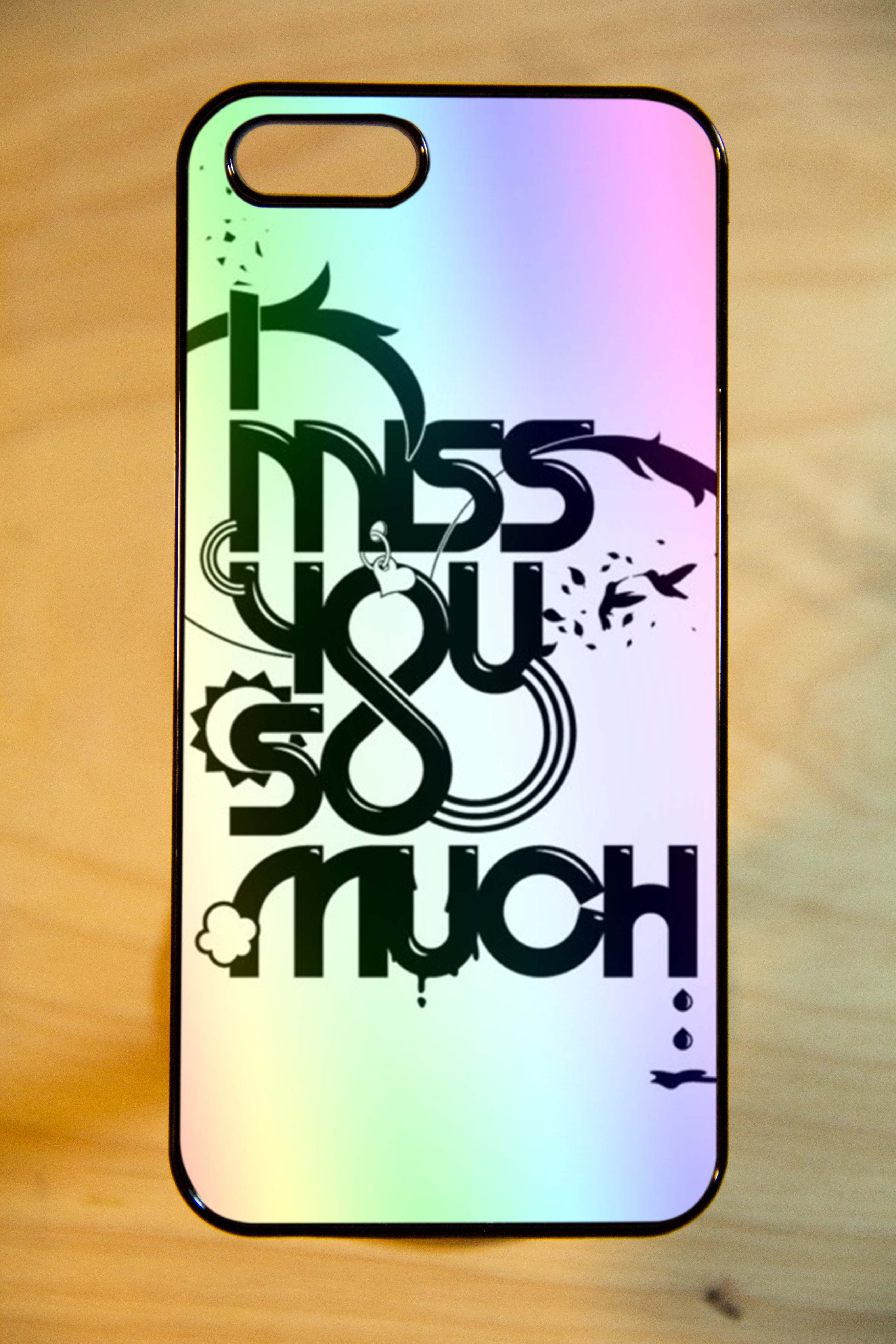 เคสสั่งทำ - ลาย miss you เก๋ๆ