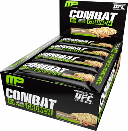 MusclePharm, Combat Crunch, Cinnamon Twist, 12 Bars, 63 g Each