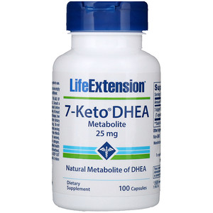 Life Extension, 7-Keto DHEA, Metabolite, 25 mg, 100 Capsules
