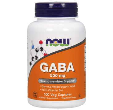 Now Foods, GABA, 500 mg, 100 Capsules