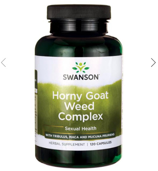 Swanson Passion Horny Goat Weed Complex 120 Caps