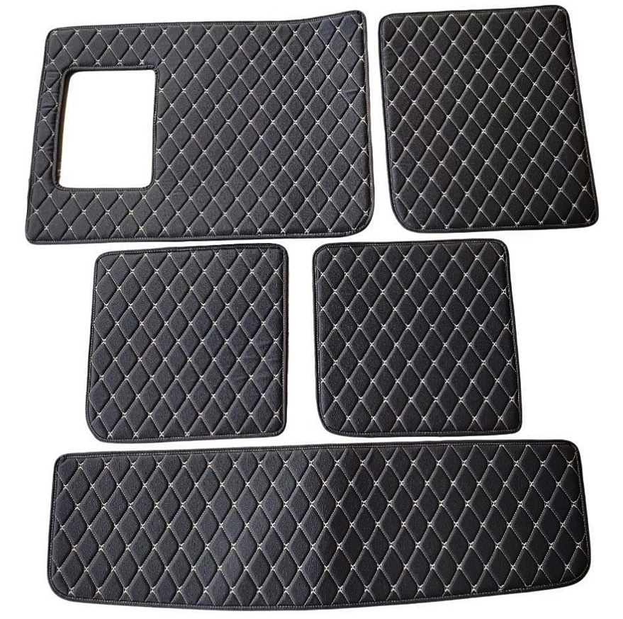 CHEVROLET ZAFIRA พรมรถยนต์6D เชฟโรเลต ซาฟิร่า สีดำด้ายครีม เข้ารูป เต็มคัน