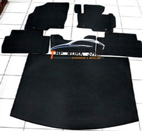 Carpet For CX-5 - พรมลายเหรียญบาทสีดำ