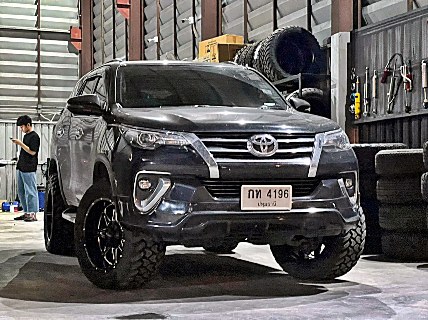 TOYOTA_FORTUNER_จองคิวมาจากปทุมธานี ทำทรงเมกาที่ STEP9