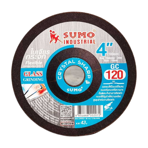 ใบเจียรกระจก 4" หนา 2 มิล รุ่น GC120 SUMO