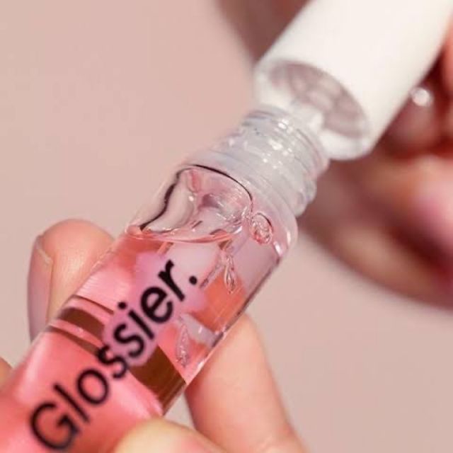 Glossier Lip Gloss ลิปกลอส สีใส clear / สีแดง red
