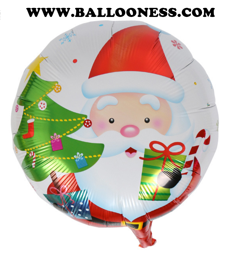 ฟอยซานต้าขนาด 18 นิ้ว Santa foil balloon