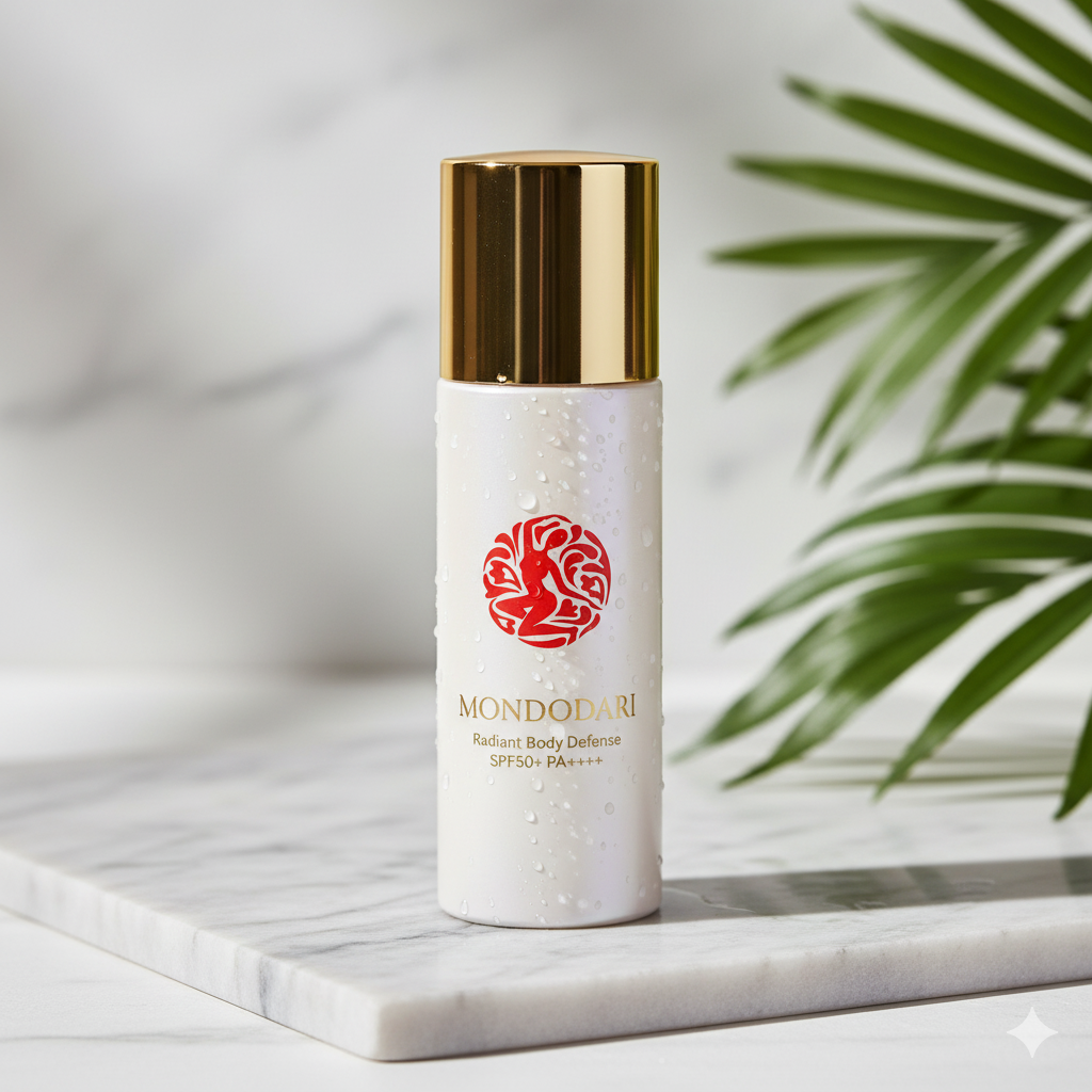 สูตรพรีเมียม: ครีมกันแดดผิวกาย Radiant Body Defense SPF50+ PA++++ Premium Formula: Radiant Body Defense Sunscreen SPF50+ PA++++