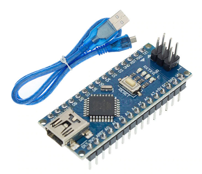 บอร์ดArduino Nano 3.0 รุ่นใหม่ CH340 พร้อมสายMini USB (Arduino Compatible)