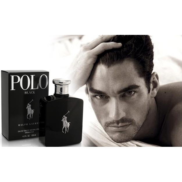 น้ำหอมแท้ RALPH LAUREN POLO BLACK FOR MEN EAU DE TOILETTE SPRAY 125 ML TESTER BOX ของใหม่ กล่องเทสเตอร์ ไม่เคยถูกฉีด