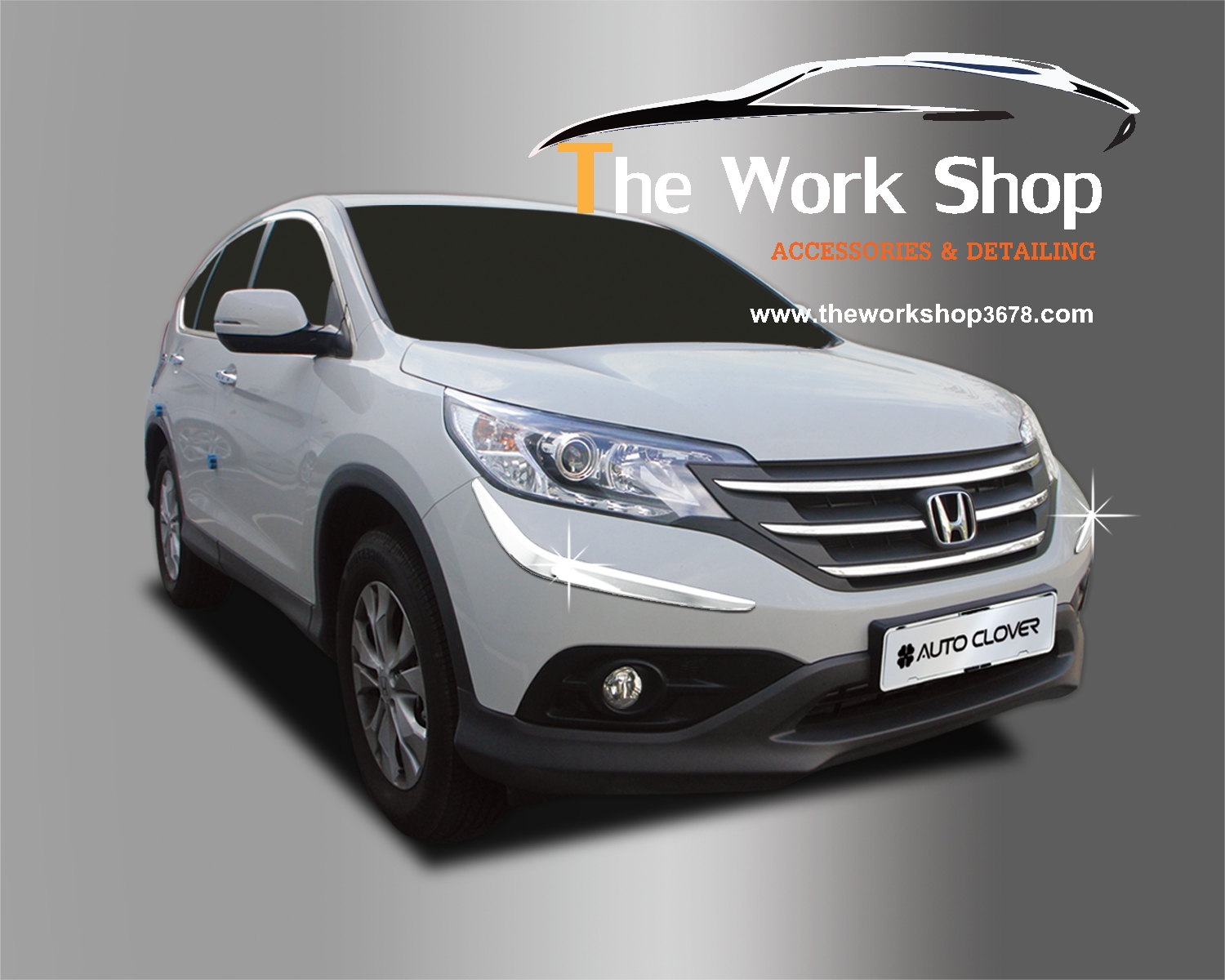 Chrome Bumper Molding for CR-V ( โครเมี่ยมแต่งกันชนหน้า-หลัง )