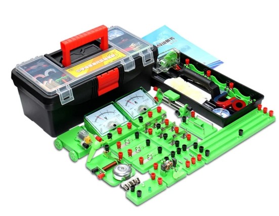 ชุดทดลองพื้นฐานฟิสิกส์ วงจรไฟฟ้าและแม่เหล็กสําหรับห้องเรียนSTEM Science Lab Basic Kit