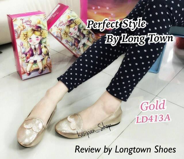 รองเท้าคัชชูสวมส้นเตี้ย