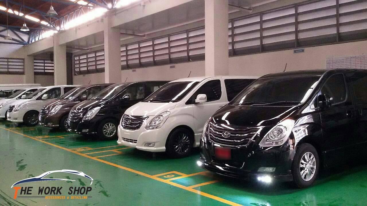 Front + Rear Skirt with LED For H-1 (สเกิร์ตหน้า+สเกิร์ตหลัง แบบมีไฟ LED สำหรับ H1)