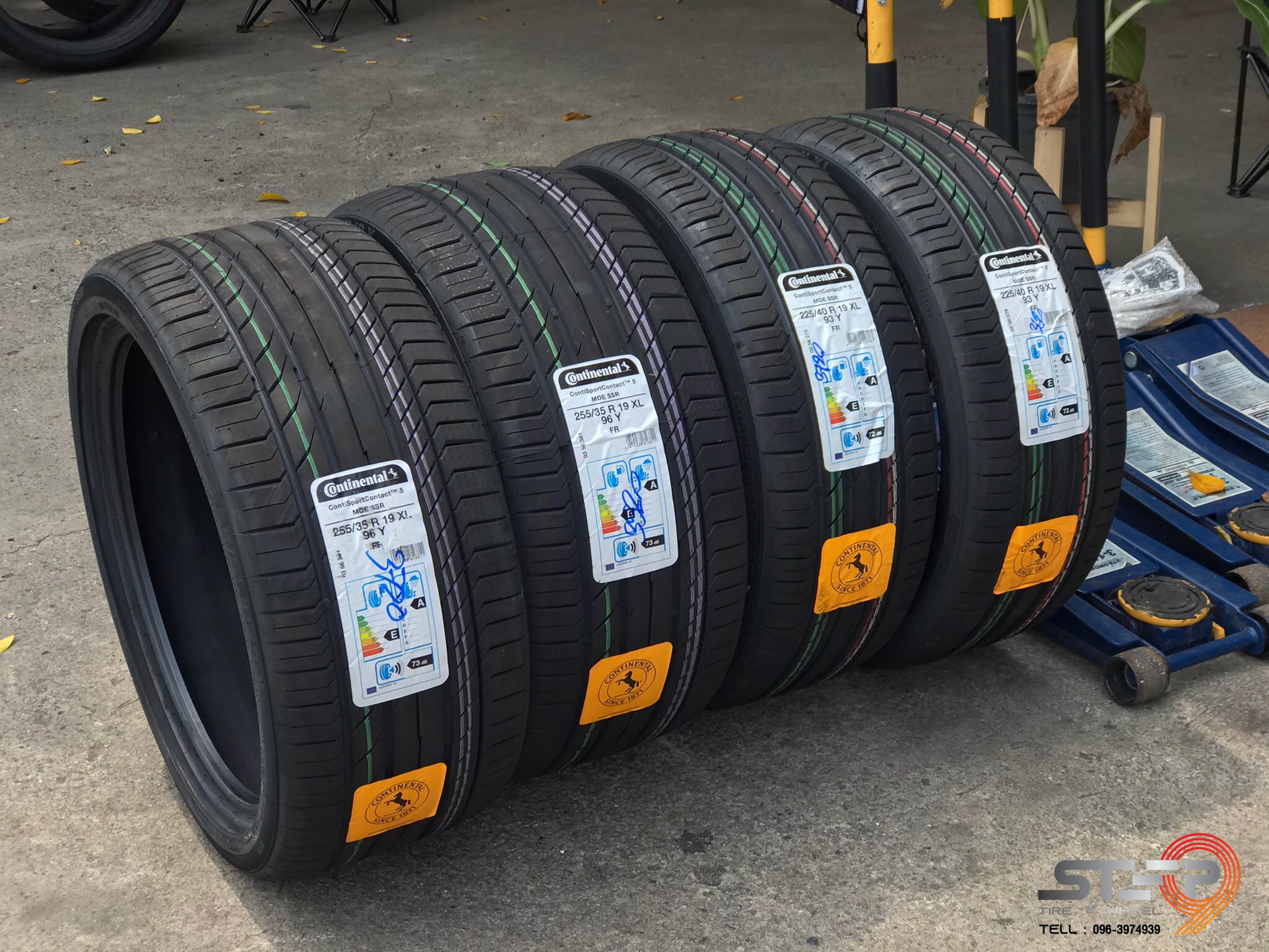 CONTINENTAL CONTACT5 SSR 225/40-19 ยาง RUNFLAT ราคาพิเศษ ที่ STEP9
